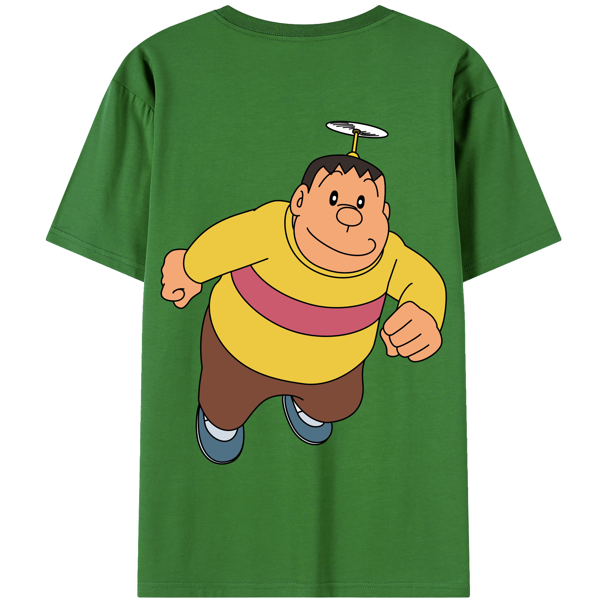 （画像用） ドラえもん 剛田武 Doraemon Gouta Takeshi レディース半袖Tシャツ(バックプリント)